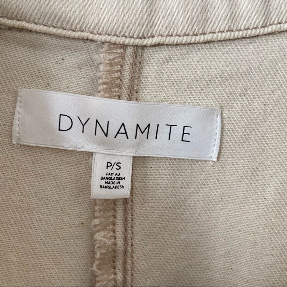 DYNAMITE-SLEEVELESS Denim 100% Cotton Romper - Picture 13 of 14